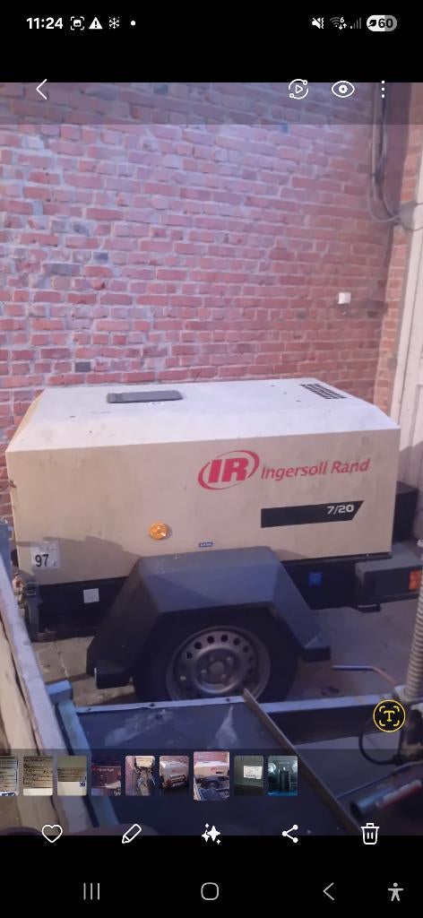 Ingersoll rand, 100 liter of meer, Ophalen, Gebruikt