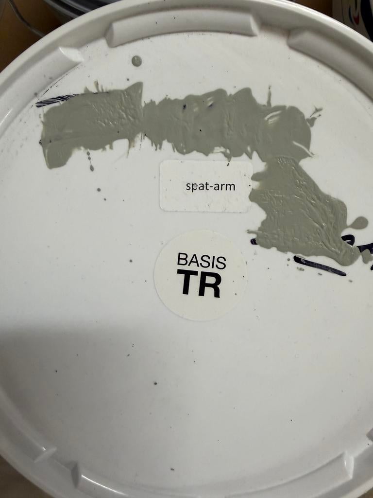 Donkergrijze muurverf voor binnen/buiten 2,5l en 5liter, Hobby en Vrije tijd, Schilderen, Ophalen, Nieuw, Acrylverf