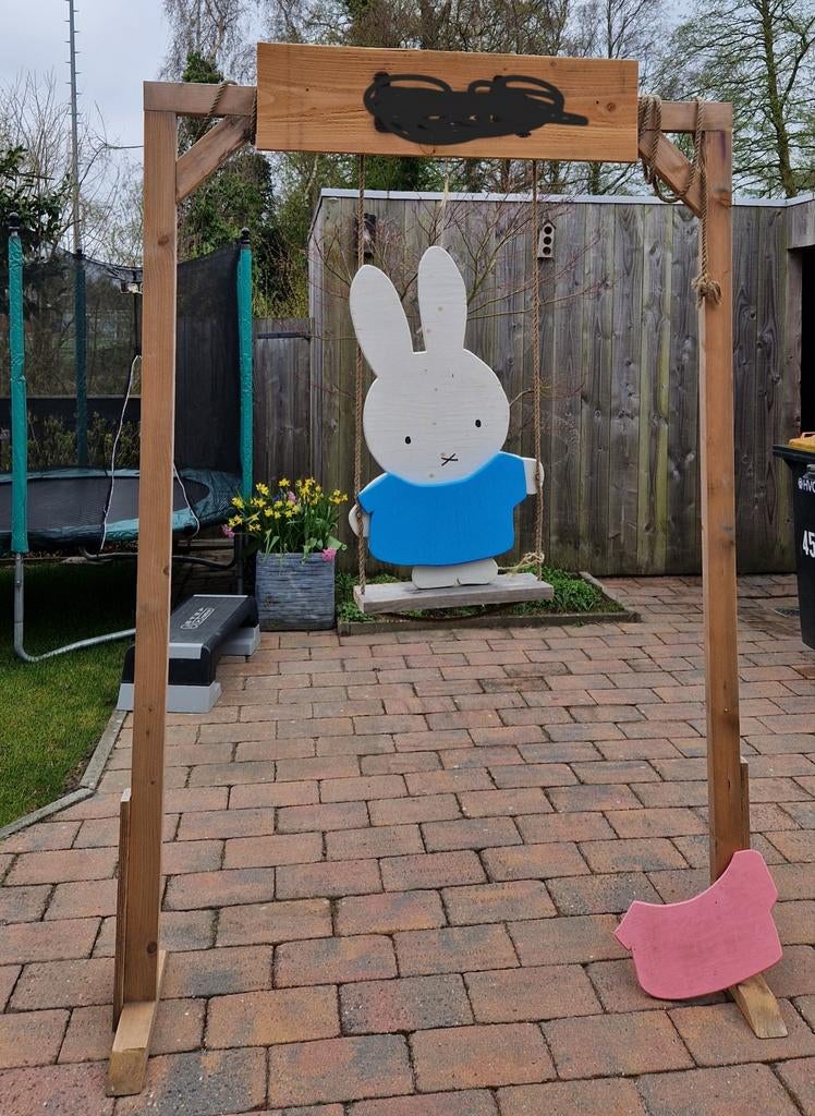 Geboortebord nijntje, Kinderen en Baby's, Kraamcadeaus en Geboorteborden, Ophalen