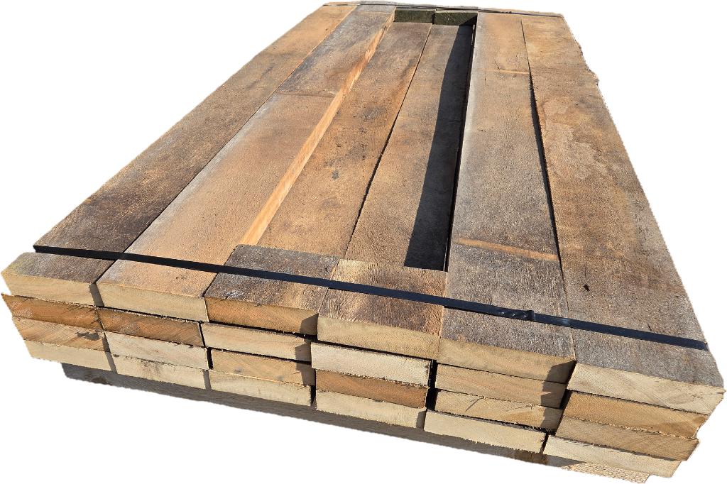 22 Hardhouten vlonderplanken 4.0x15.0 cm /1.90 m  nr: KM1