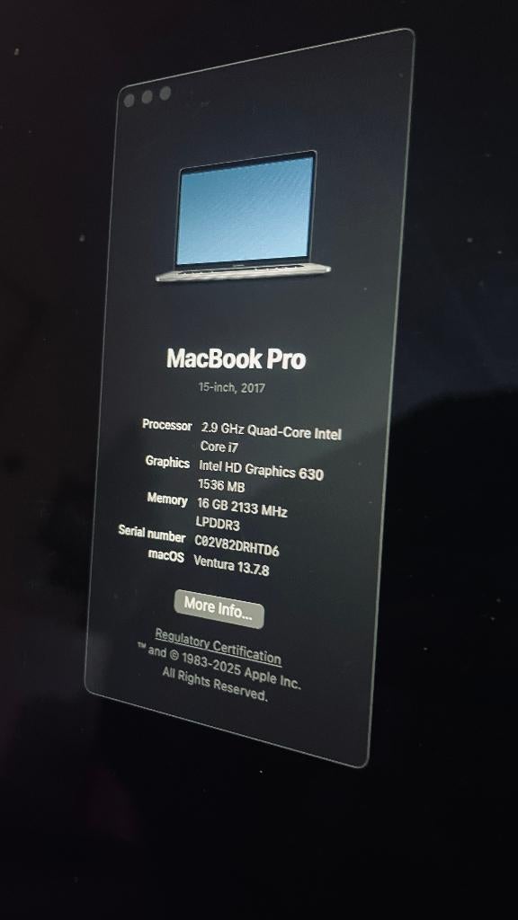 Macbook pro (Intel), Computers en Software, Apple Macbooks, Gebruikt, 2 tot 3 Ghz, 512 GB, 16 GB