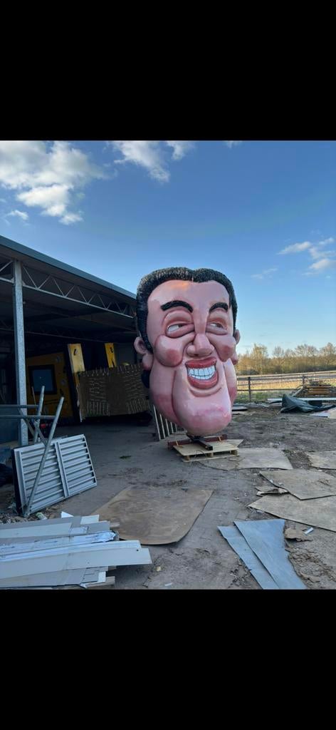 Carnavals kop, Ophalen, Zo goed als nieuw, Versiering, Carnaval