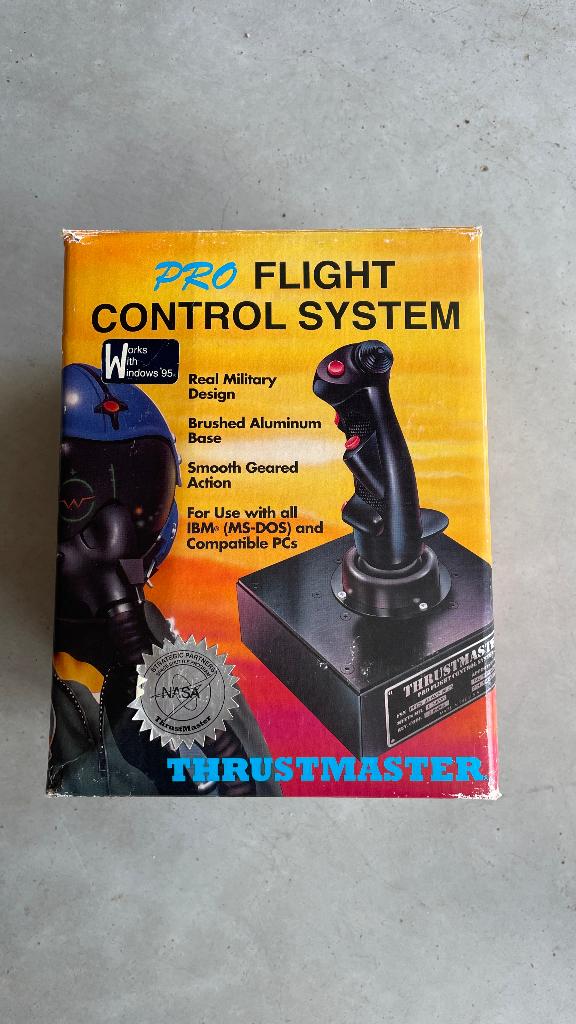 Pro Flight Control System - Thrustmaster, Computers en Software, Joysticks, Ophalen of Verzenden, Gebruikt, Thustmaster
