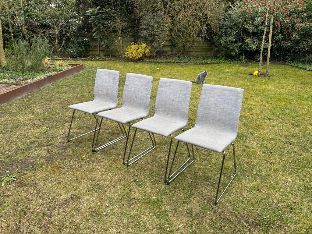 Vier IKEA Volfgang stoelen, Ophalen, Gebruikt, Vier, Stof