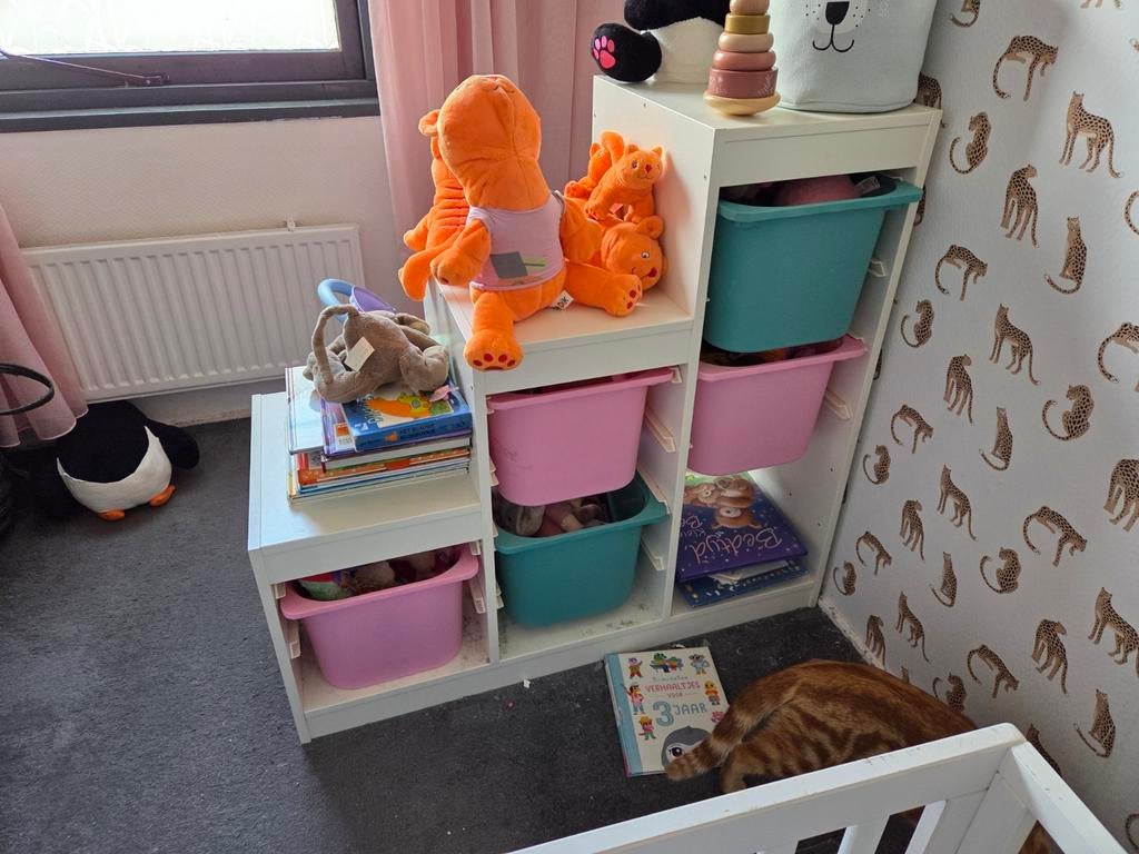 IKEA Trofast kast - witte opbergcombinatie, Ophalen of Verzenden, Gebruikt, Kast