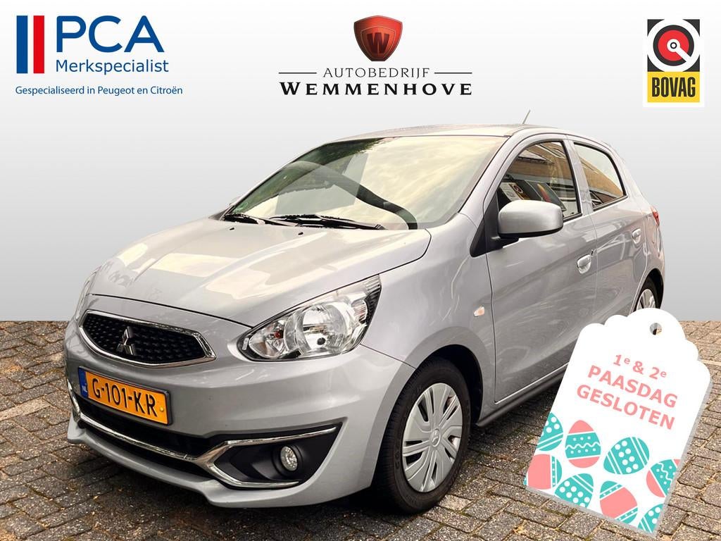 Mitsubishi Space Star 1.0 Cool+ Airco/Bleu tooth (bj 2019), Voorwielaandrijving, 12 maanden, Stof, Gebruikt