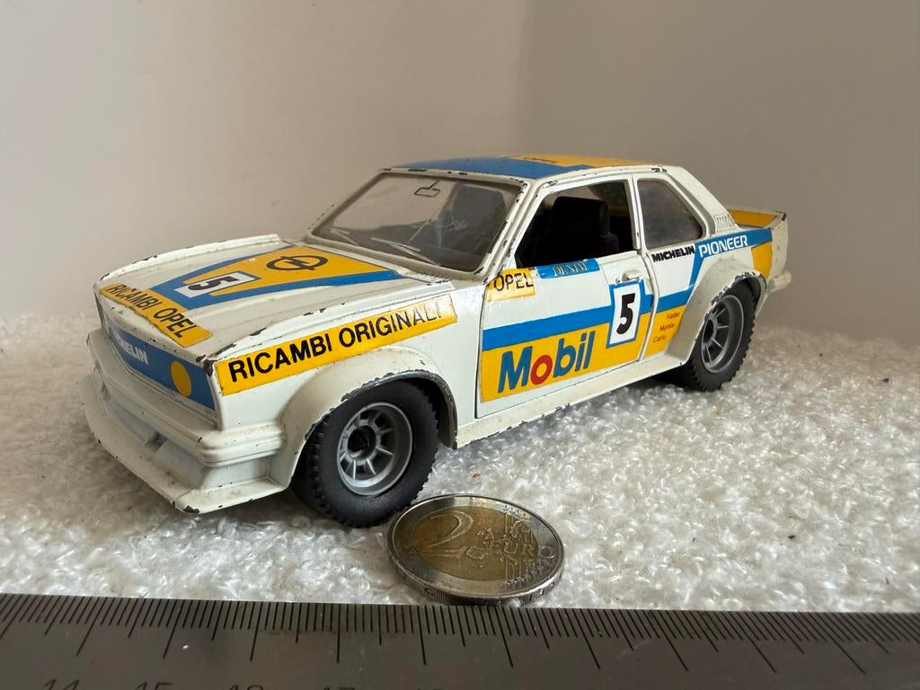 Vintage Polistil Opel Ascona 400 Rally Schaalmodel 1:40, Ophalen of Verzenden, Gebruikt, Auto