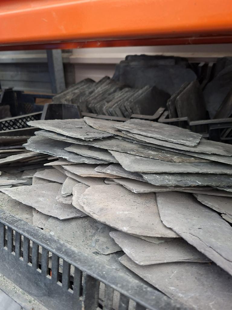 Partij leisteen, Ophalen, Steen of Klei, Zo goed als nieuw, 15 m² of meer