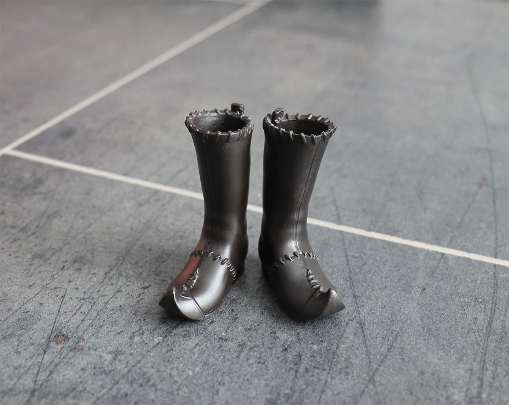 Barbie kleding nieuw - Ken - Hoge laarzen schoenen zwart, Ophalen of Verzenden, Nieuw, Barbie