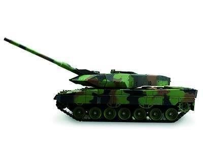 RC tank Heng Long Leopard 2A6 2.4GHZ met schietfunctie, Hobby en Vrije tijd, Modelbouw | Radiografisch | Overige, Ophalen of Verzenden