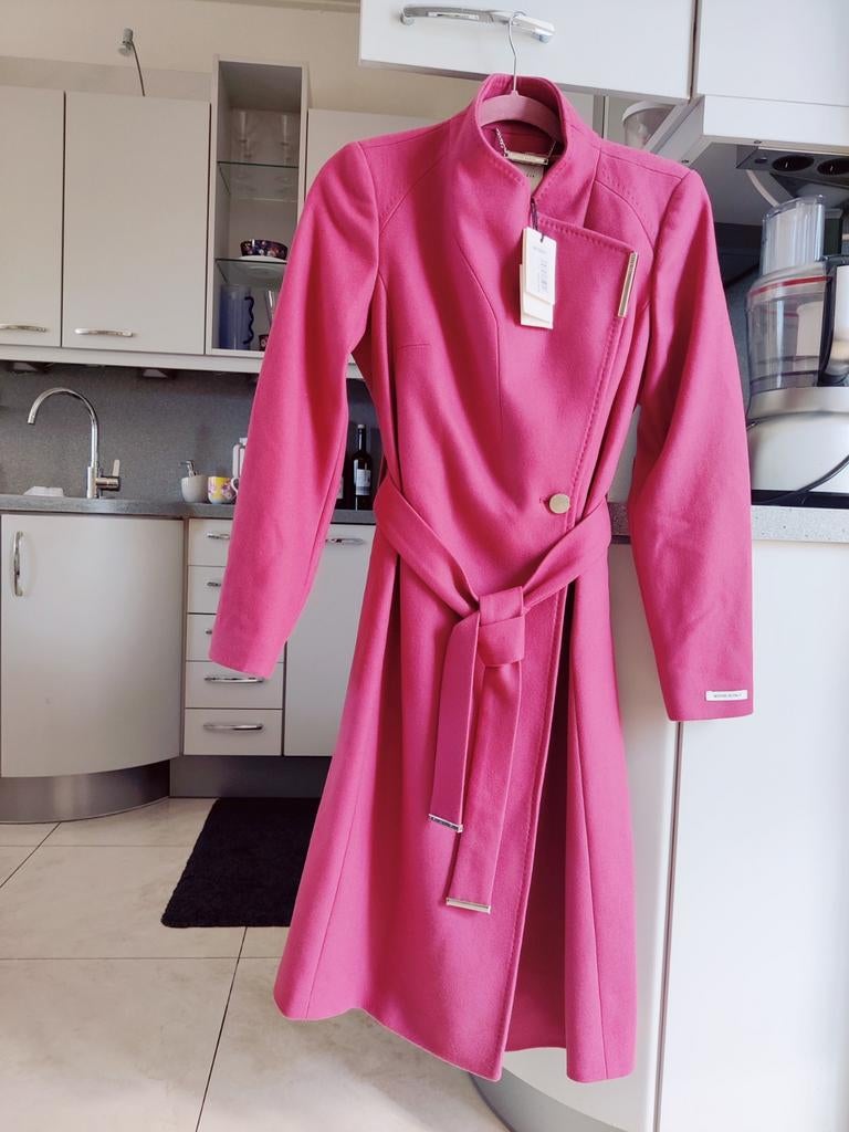Ted Baker Nieuw jas maat 1( 36) €425, Kleding | Dames, Ophalen of Verzenden, Nieuw, Maat 36 (S), Roze