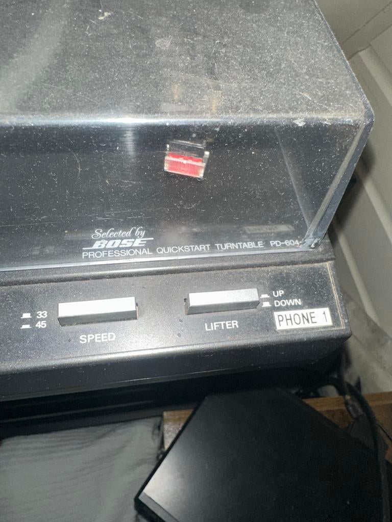 Bose Professional Quickstart Turntable PD-604, Ophalen of Verzenden, Gebruikt, Platenspeler, Overige merken