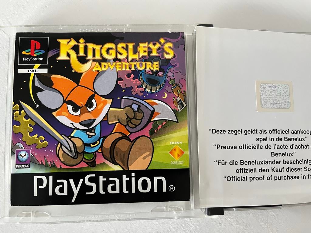 Kingsley's Adventure - PlayStation 1 super netjes!, Avontuur en Actie, Gebruikt, G, Ophalen of Verzenden