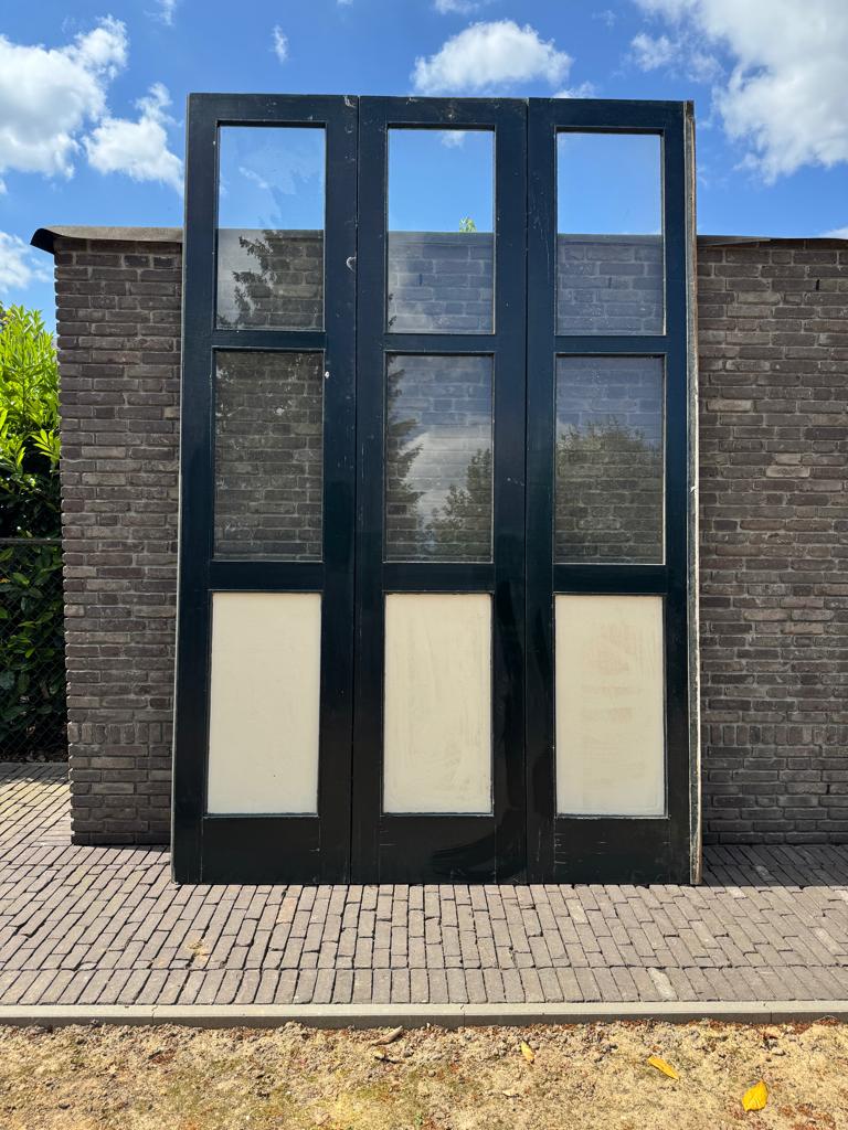 Antieke hoge houten deuren tuinhuis serre overkapping, Doe-het-zelf en Verbouw, Deuren en Horren, Ophalen, Gebruikt, Minder dan 80 cm