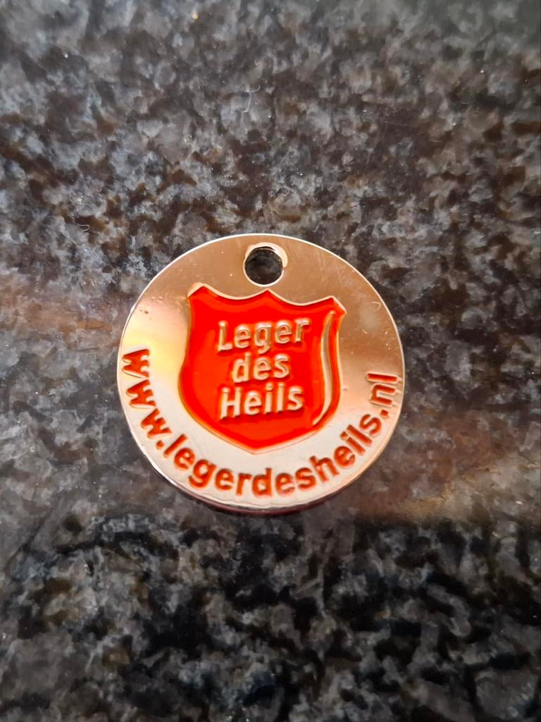 Winkelwagenmuntje Leger des heils, Ophalen of Verzenden