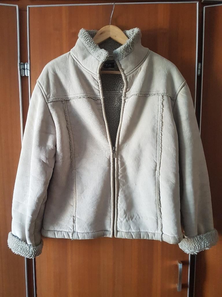 Jas maat 38 Imitatie schapenvacht, Ophalen of Verzenden, Nieuw, Maat 38/40 (M), Zwart