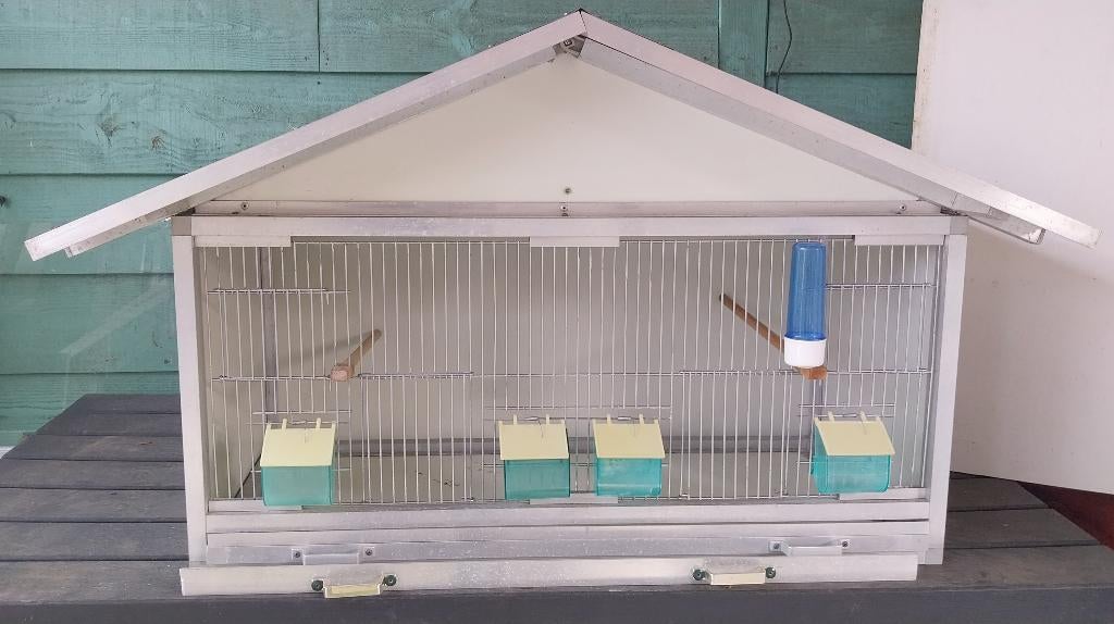 kooien, Ophalen, Zo goed als nieuw, Aluminium, Vogelkooi