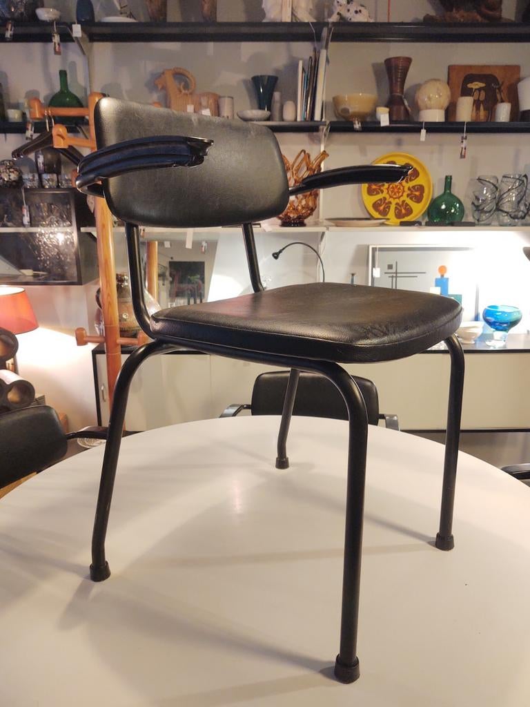 2 Vintage Ahrend de Cirkel stoelen | Met armleuningen, Ophalen, Mid century vintage, Gebruikt, Twee