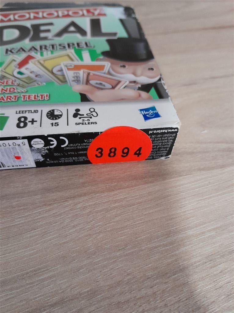 Monopoly deal - kaartspel - s3894, Verzenden, Zo goed als nieuw