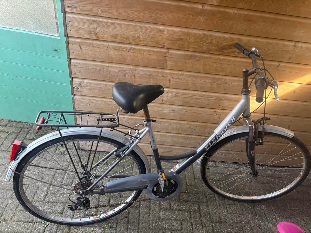 Omafiets, Ophalen, Gebruikt, Handrem