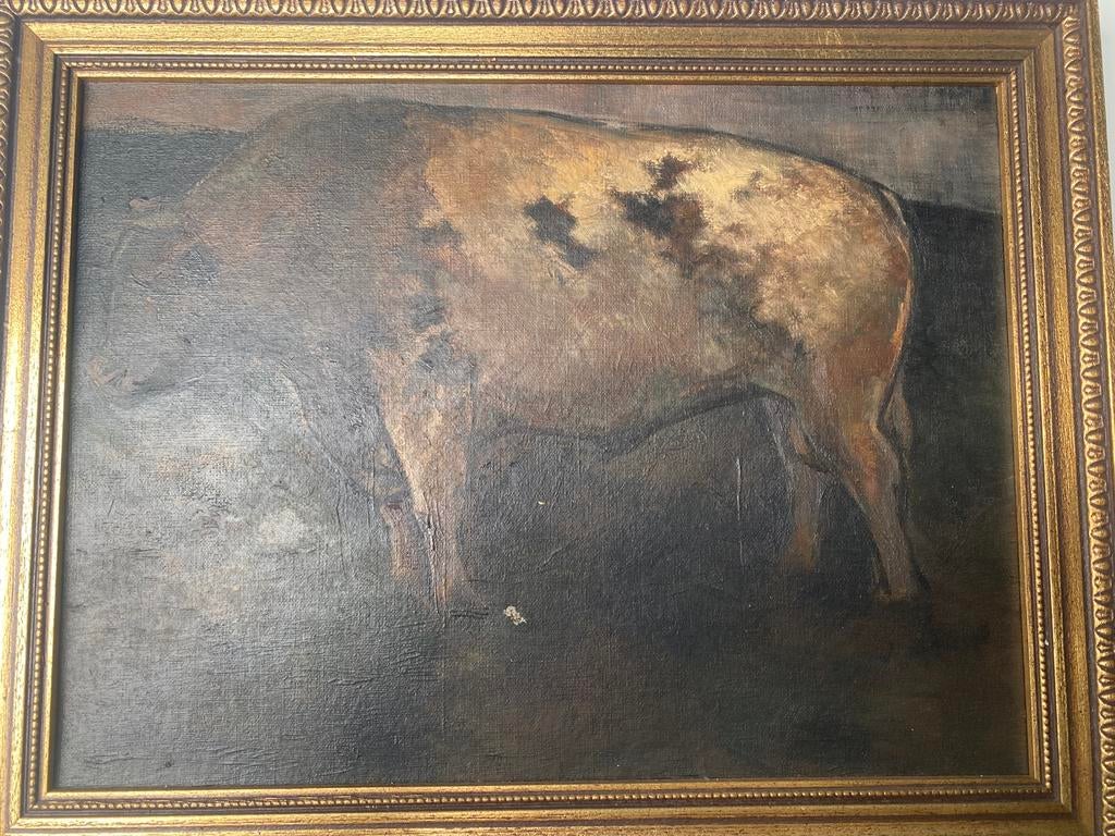 Schilderij Evert Caspers, Ophalen of Verzenden