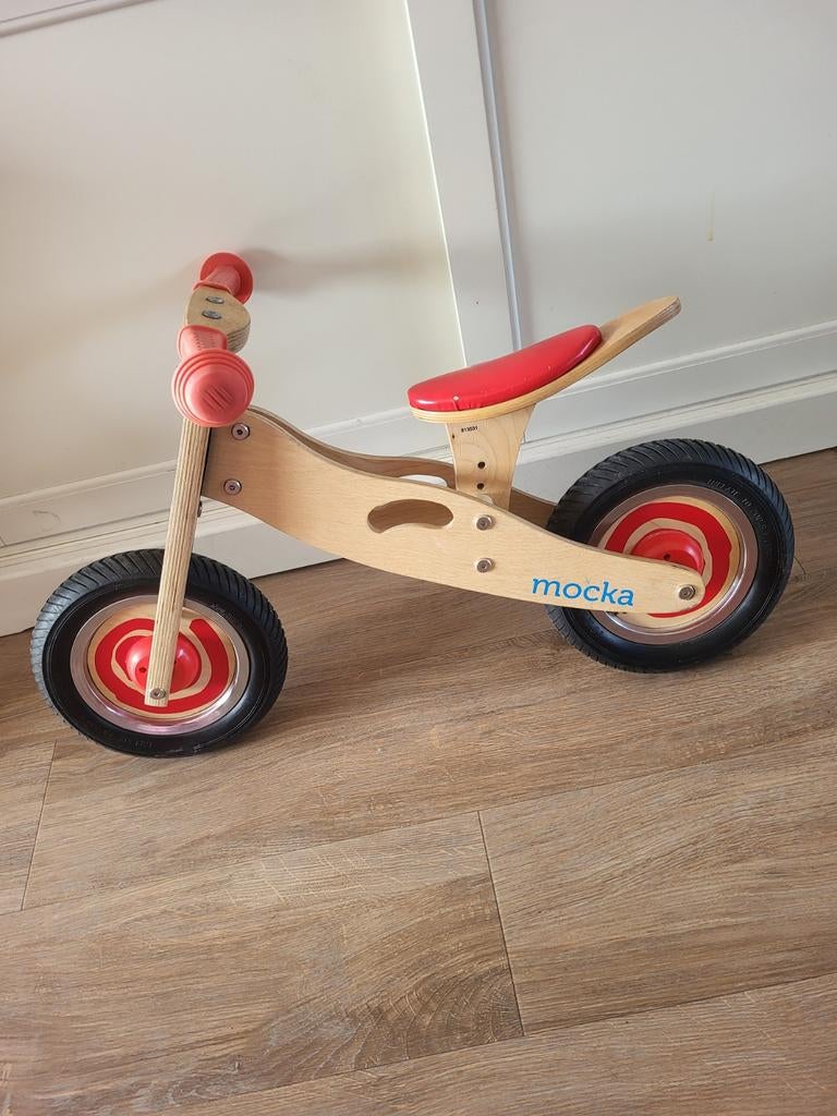 MOCKA Houten Kinderloopfiets - Perfect voor de kleintjes!, Kinderen en Baby's, Ophalen of Verzenden