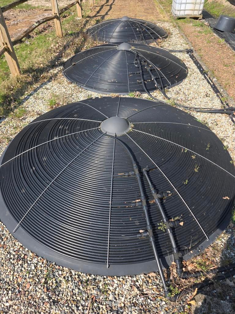 Blozoen zonnecollectoren met sturing en pomp, Tuin en Terras, Zwembad-toebehoren, Ophalen, Gebruikt, Verwarming