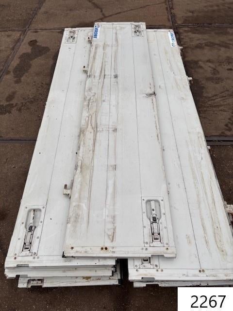 2267. Aluminium borden / schotten / aanhanger / trailer, Ophalen, Gebruikt