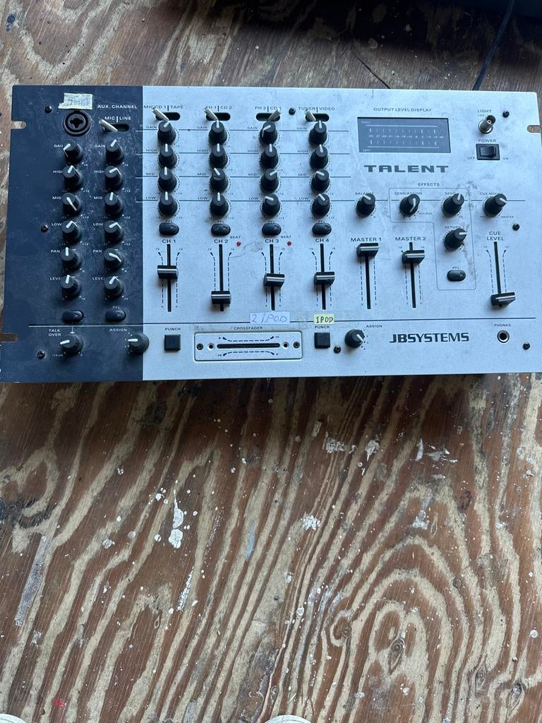 JBsystems Talent mengpaneel, Muziek en Instrumenten, Mengpanelen, Ophalen of Verzenden, Gebruikt, 5 tot 10 kanalen, Microfooningang