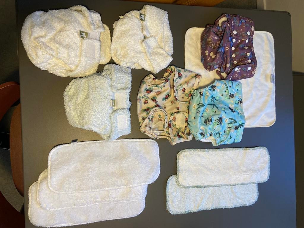 Little lamb wasbare luiers proefpakket maat 2, Ophalen of Verzenden, Zo goed als nieuw