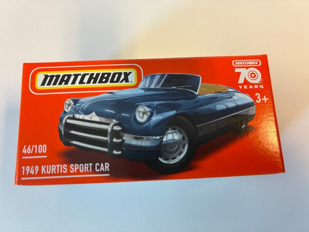 89850: Kurtis Sport Car - 1949 - Matchbox, Nieuw, Ophalen of Verzenden, Gondel 1, 1186MJ Amstelveen, Service.nl@mattel.com
