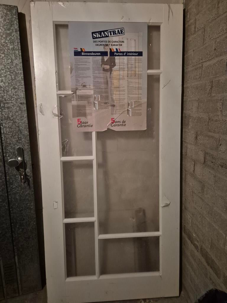 Nieuwe Skantrae Opdekdeur  - links draaiend, Ophalen, 80 tot 100 cm, Binnendeur, Nieuw