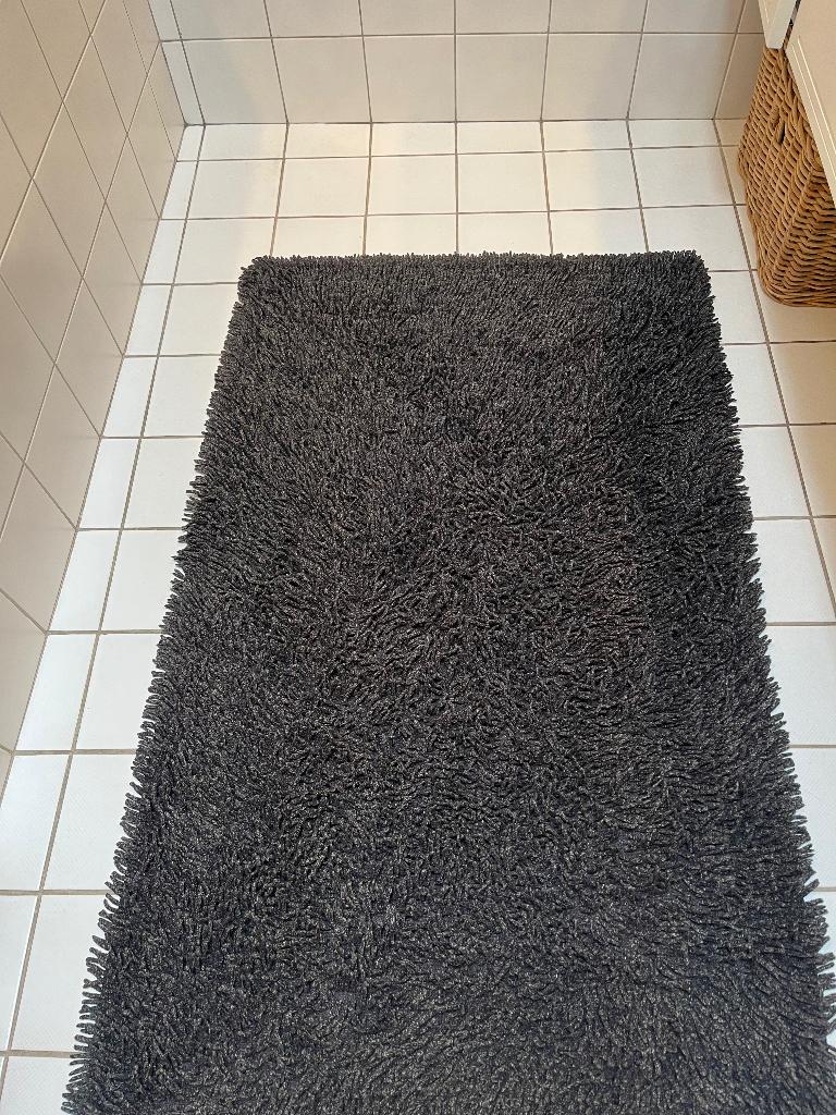 Badmat, Ophalen, Gebruikt, Grijs, Badmat