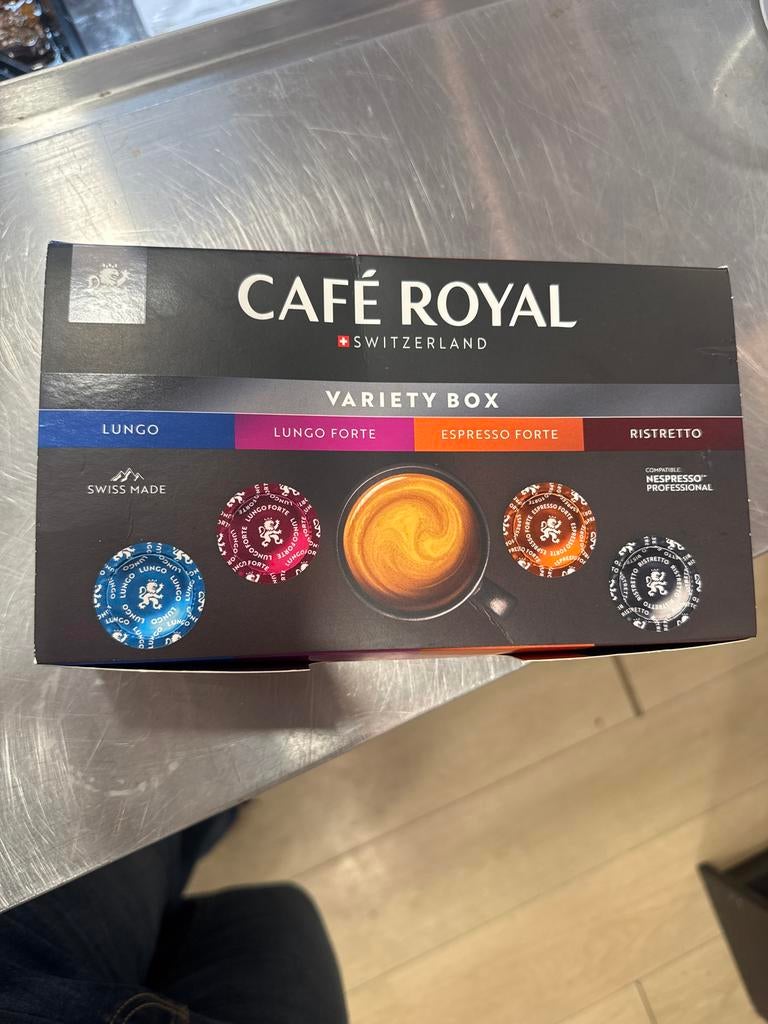 Café Royal Variety Box Nespresso compatibele cups, Koffiepads en cups, Overige modellen, 10 kopjes of meer, Nieuw