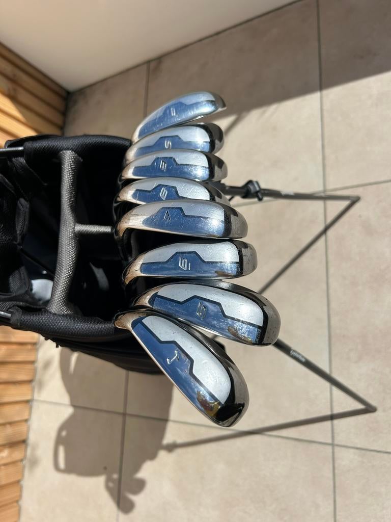 TaylorMade RBZ ijzers te koop en evnt. TaylorMade golftas., Ophalen, Gebruikt, Set, Overige merken