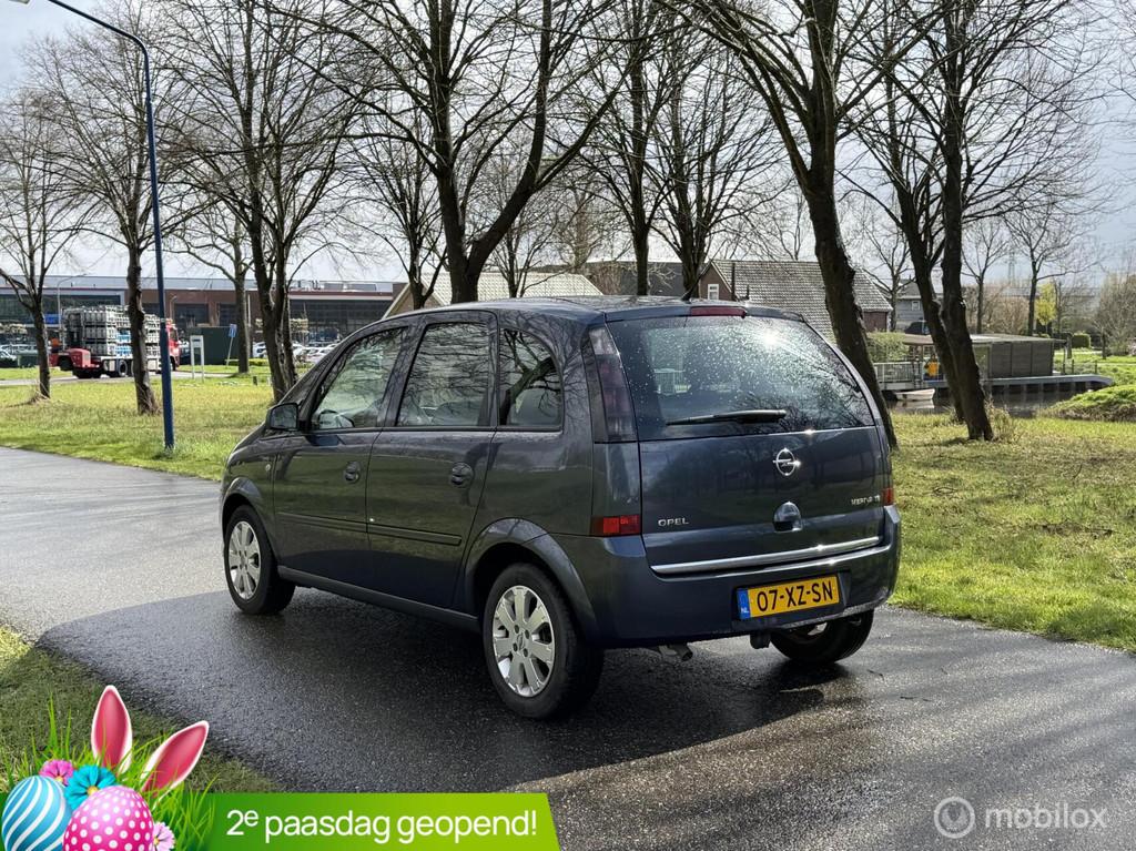 Opel Meriva 1.6-16V Temptation*DISTRIBUTIE VERV.*APK 01/27, Voorwielaandrijving, Gebruikt, Zwart, 4 cilinders