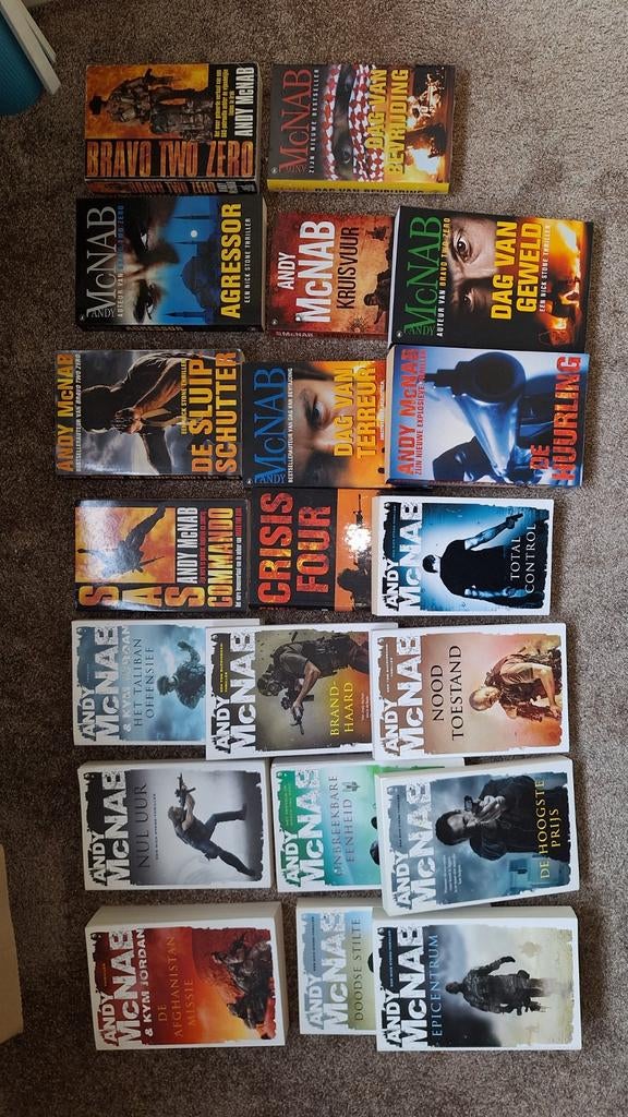 Andy Mcnab, Boeken, Ophalen of Verzenden