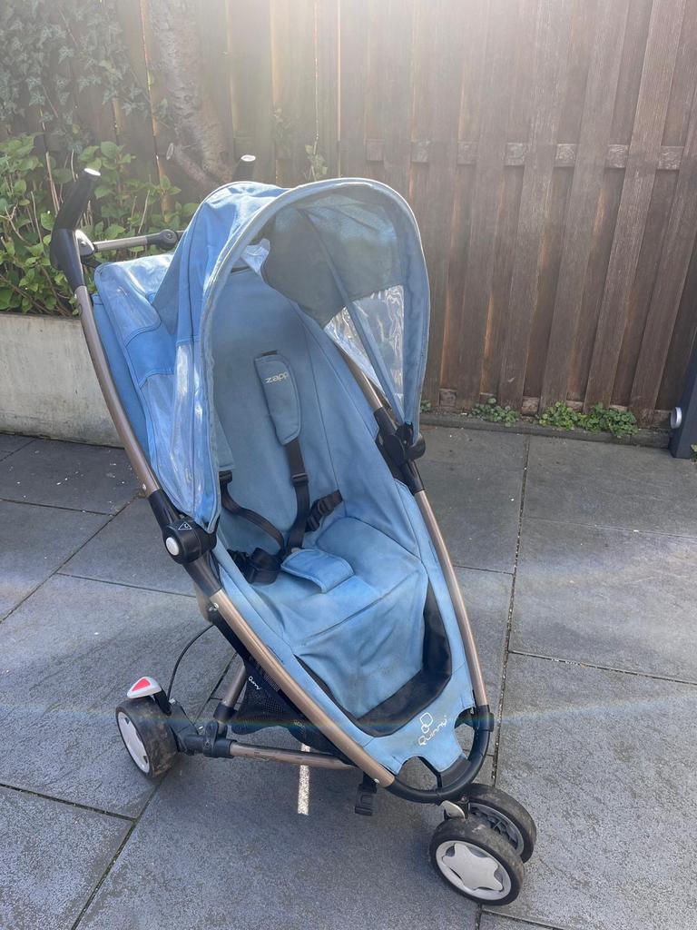 Quinny Zapp buggy in het blauw, Ophalen of Verzenden, Gebruikt, Quinny, Zonnekap