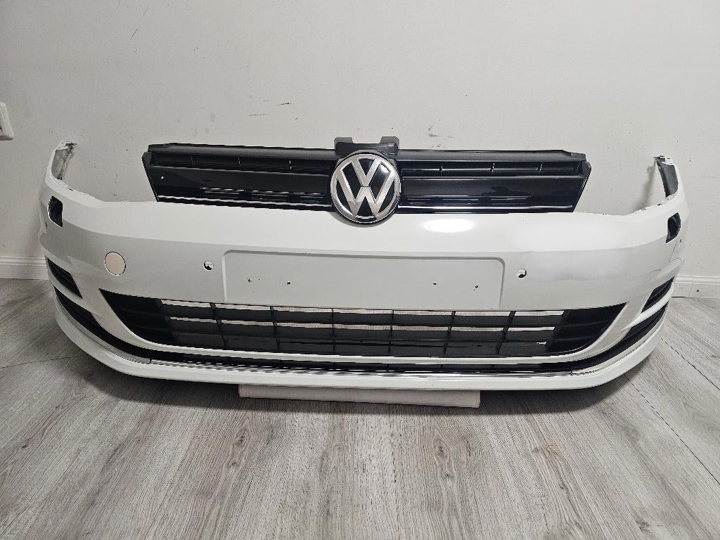 VW Golf 7 4xPDC origineel voorbumper 4xPDC compleet met gril, Auto-onderdelen, Gebruikt, Ophalen of Verzenden, Bumper, Volkswagen
