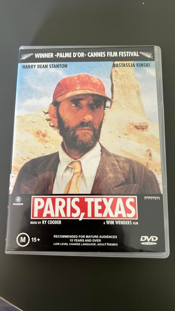 DVD( Paris Texas) Wim Wenders Ry Cooder muziek, Alle leeftijden, Ophalen of Verzenden, 1980 tot heden, Zo goed als nieuw