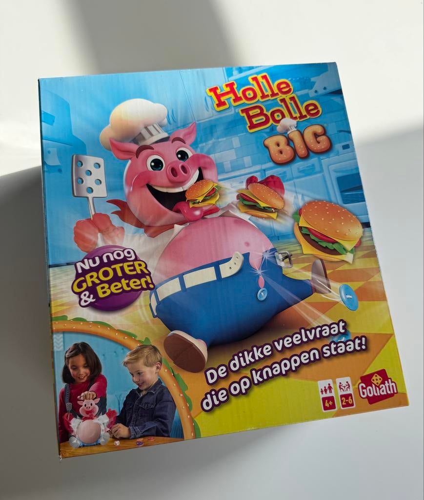 Holle Bolle Big - Het leuke familiespel van Goliath!, Vijf spelers of meer, Ophalen of Verzenden, Zo goed als nieuw