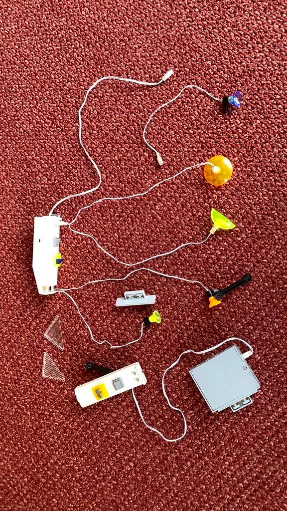 Playmobil Geobra 2002 verlichtingsset, Ophalen of Verzenden, Gebruikt