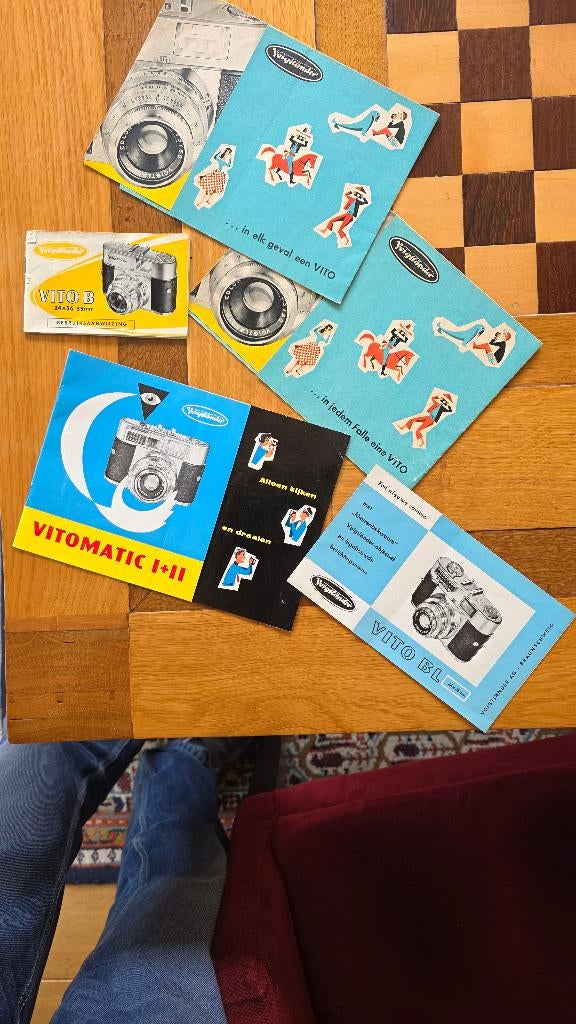 documentatie camera voigtlander, Ophalen of Verzenden, Gebruikt, Spiegelreflex, Overige Merken