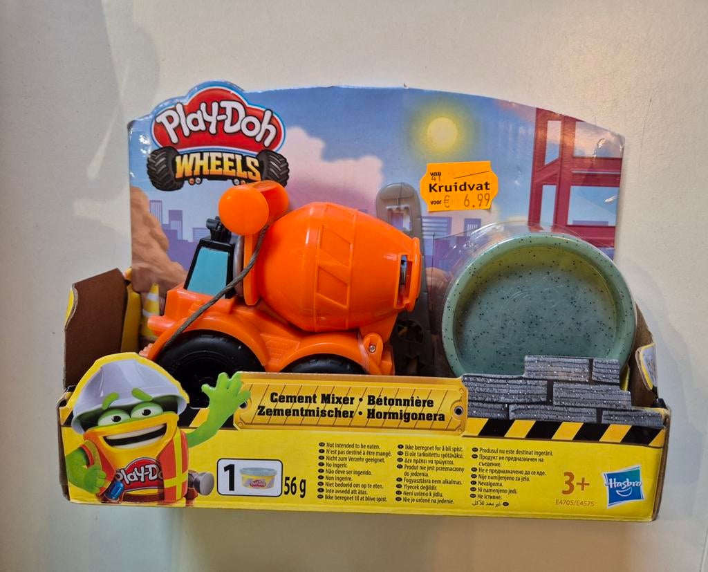 Nieuwe Play-Doh Wheels Cement Mixer - Kruidvat, Ophalen of Verzenden, Nieuw, Bouwen