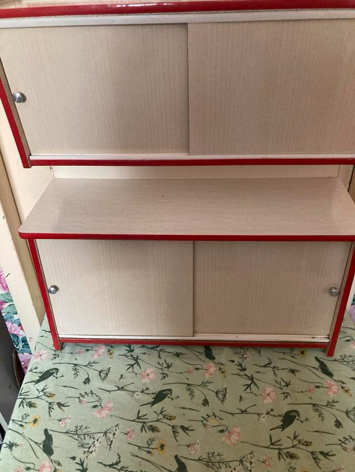 Vintage kinder keukenkastje, Ophalen