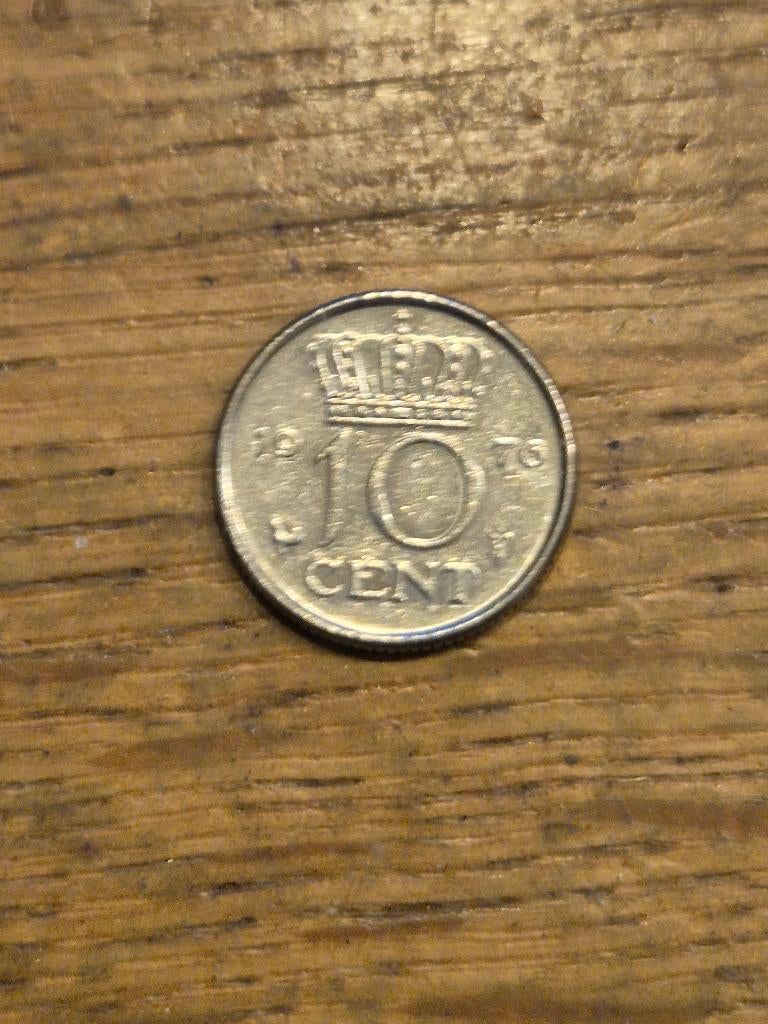 Nederland - 10 Cent 1976, Verzenden, Koningin Juliana, 10 cent, Losse munt