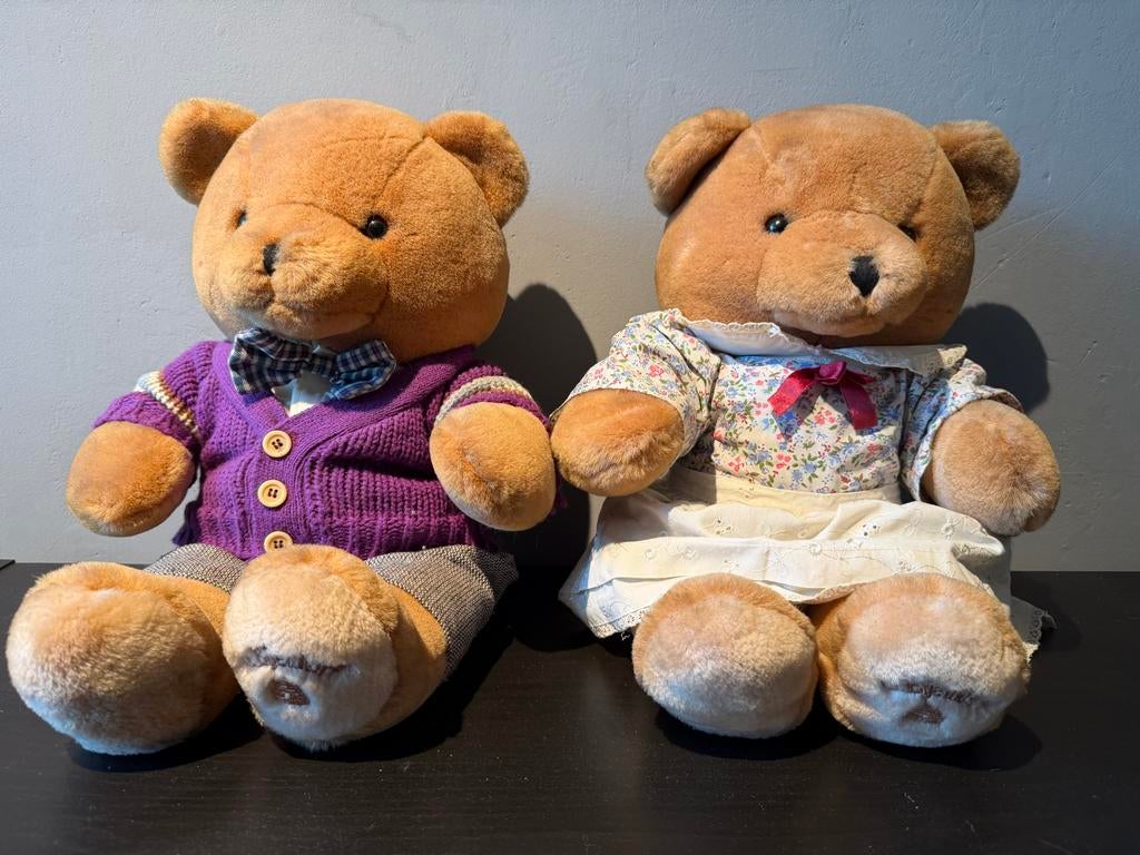 Vintage Bob en Sabine knuffels Bijenkorf, Kinderen en Baby's, Speelgoed | Knuffels en Pluche, Ophalen of Verzenden, Zo goed als nieuw