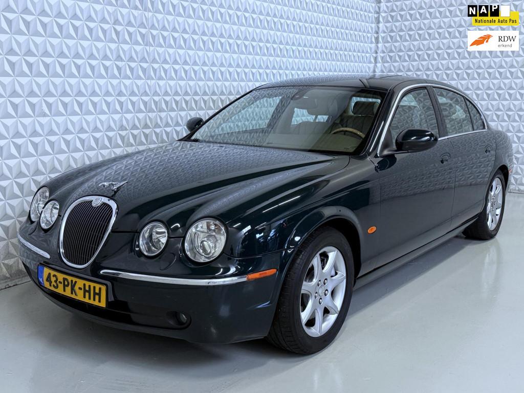 Jaguar S-type 4.2 V8 Sport Leer Navi PDC Schuifdak Stoelverw, Auto's, Automaat, Achterwielaandrijving, Gebruikt, 1850 kg