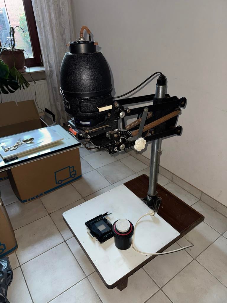 Agfa Varioscoop vergroter met toebehoren, Ophalen, Gebruikt, Complete dokaset