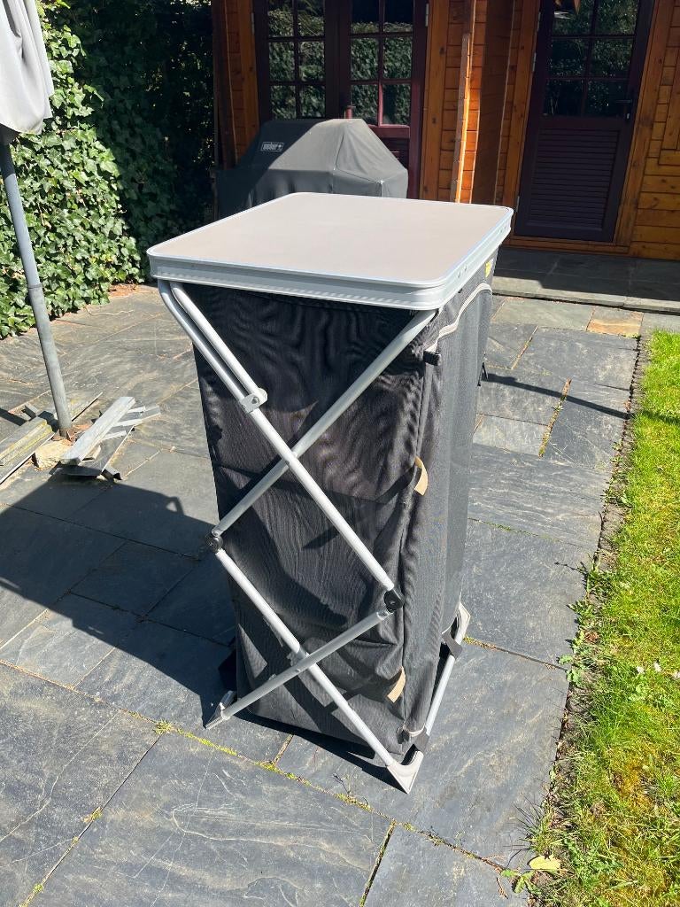 Kampeerspullen / aluminium eettafel set / gasstel en meer, Ophalen, Zo goed als nieuw
